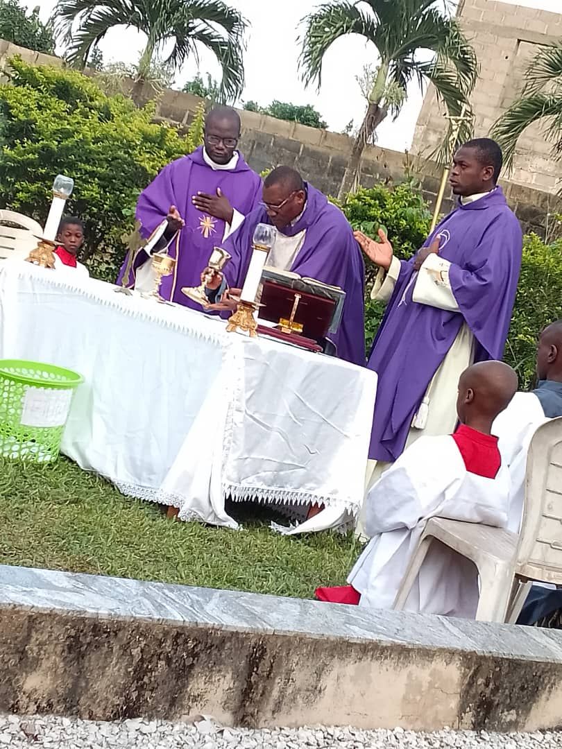 Franciscan Friars at Mass